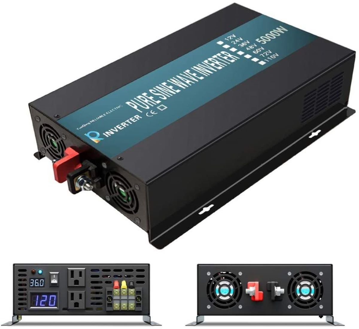 Off Grid Pure Sine Wave Solar  - Pure Sine Wave Inverter 5000W 48V 220V review and price