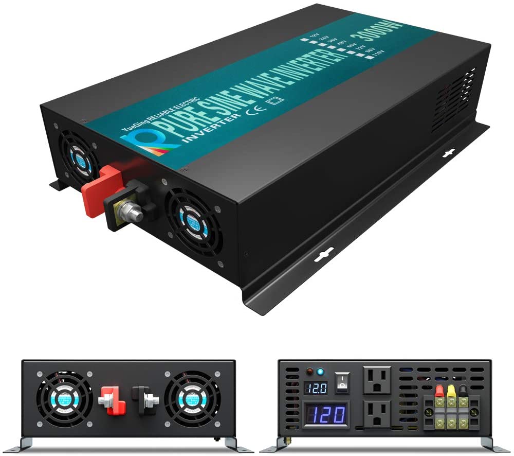 Pure Sine Wave Inverter 3000W  - Inverter Pure Sine Wave 60Hz 120V 3000W review and price