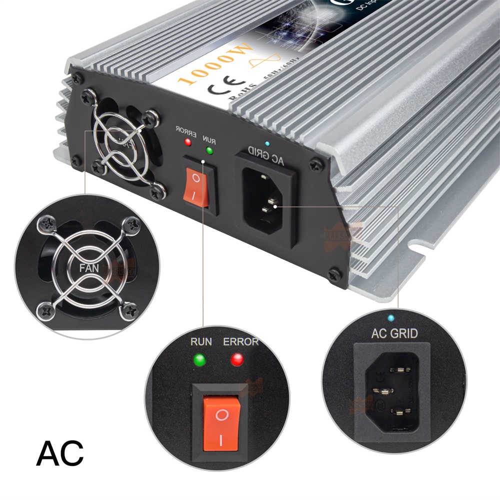 1000W 1300W 1400W Grid Tie Mic - Micro Inverter 1400W Solar Grid Tie review and price