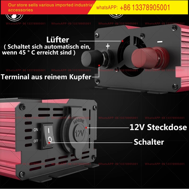 12V To 220V 4000W Peak Power I - Power Inverter 12V 220V 4000W Continuous review and price