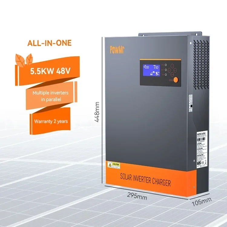 3-Phase Hybrid Solar Inverter  - Hybrid Solar Inverter 5.5Kw Mppt 48V review and price