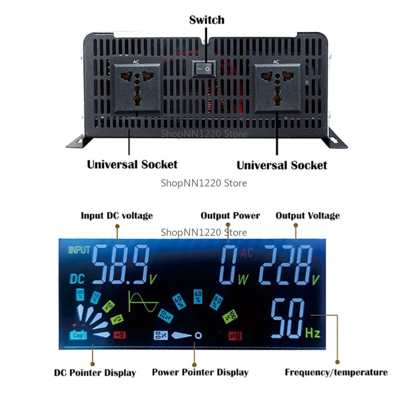 Pure Sine Wave Inverter 12v 22 - Off Grid Solar Inverter 48V 6000W review and price