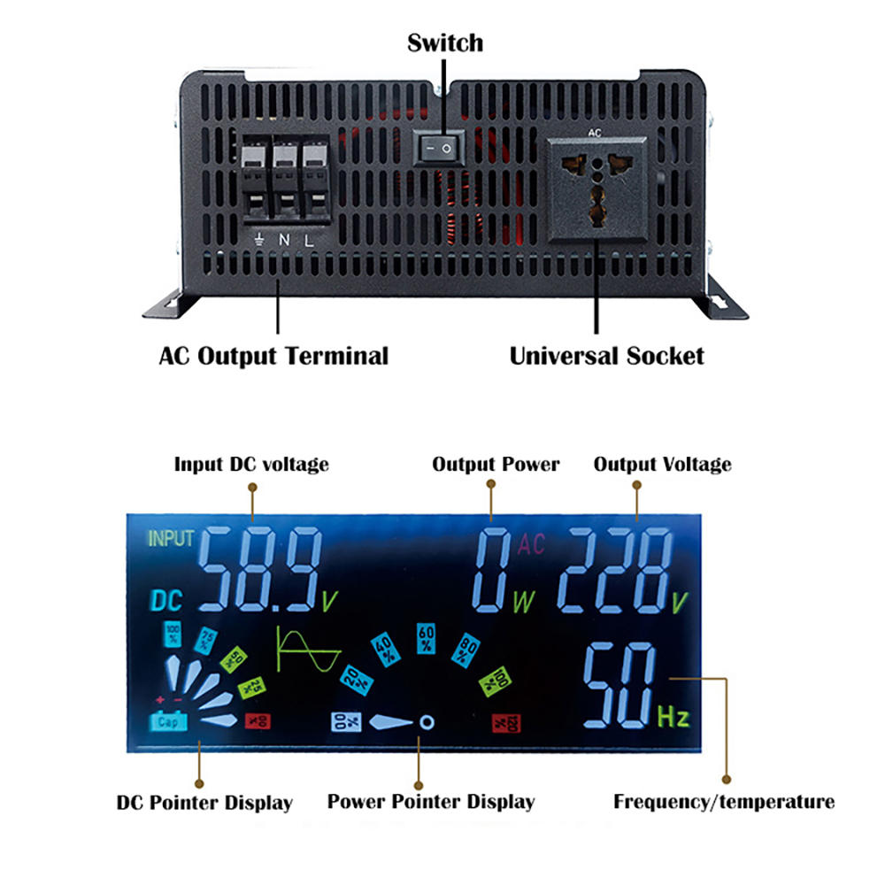 Pure Sine Wave Inverter 12v 22 - Pure Sine Wave Inverter 5000W 48V 220V review and price