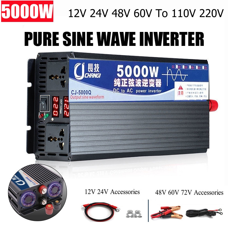4000W/5000W/5500W/3000W Pure S - Inverter Pure Sine Wave 60Hz 120V 3000W review and price