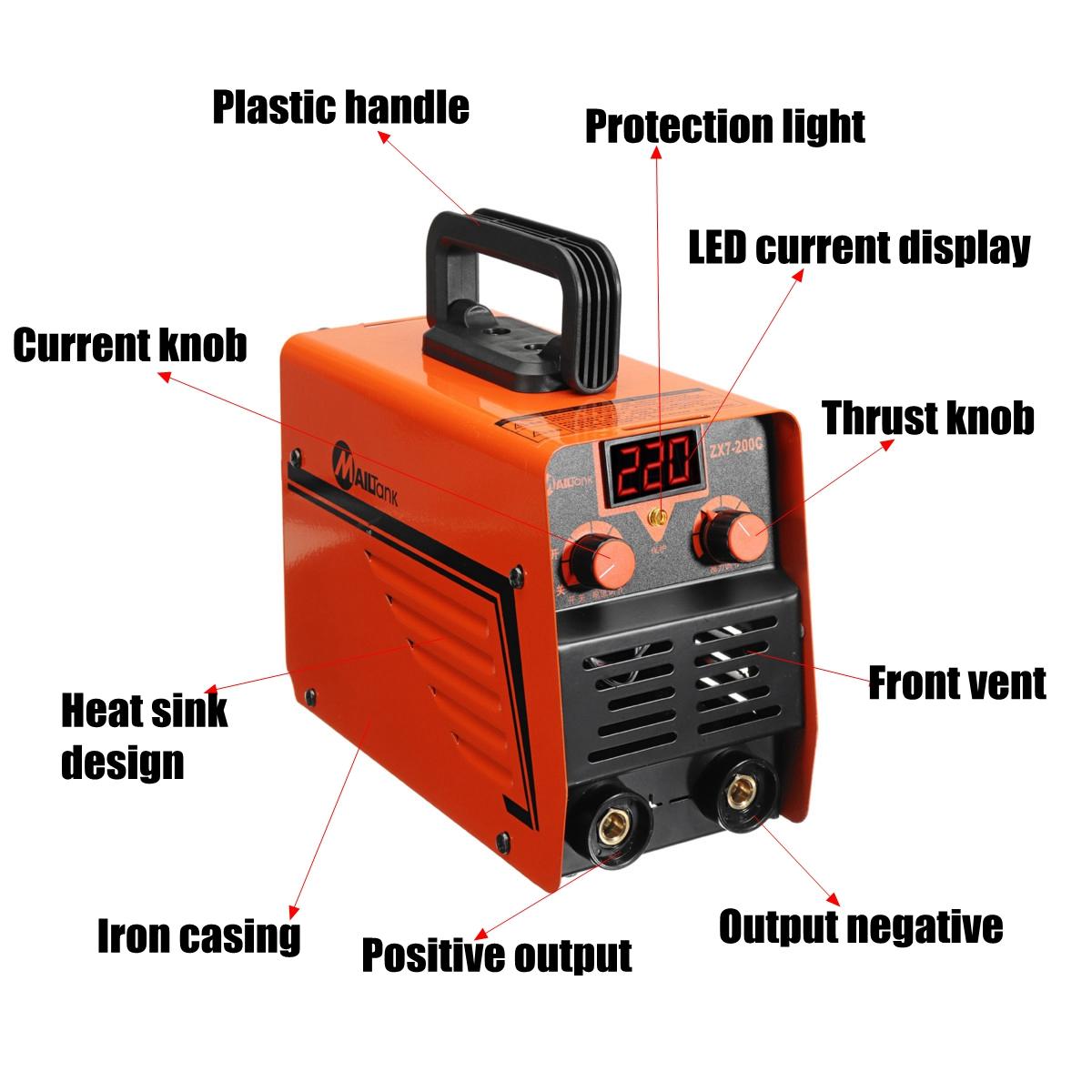 ZX7-200C Handheld IGBT Inverte - Inverter Welding Machine Igbt 300A review and price