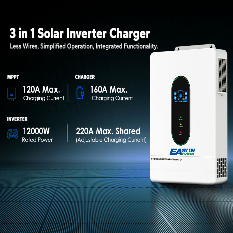 EASUN US 12KW 12000W Split Pha - Grid Tie Inverter Limiter 2000W review and price