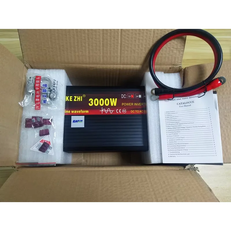 CHKJ Easun 12v 24V 48V DC to A - Pure Sine Wave Inverter 5000W 48V 220V review and price
