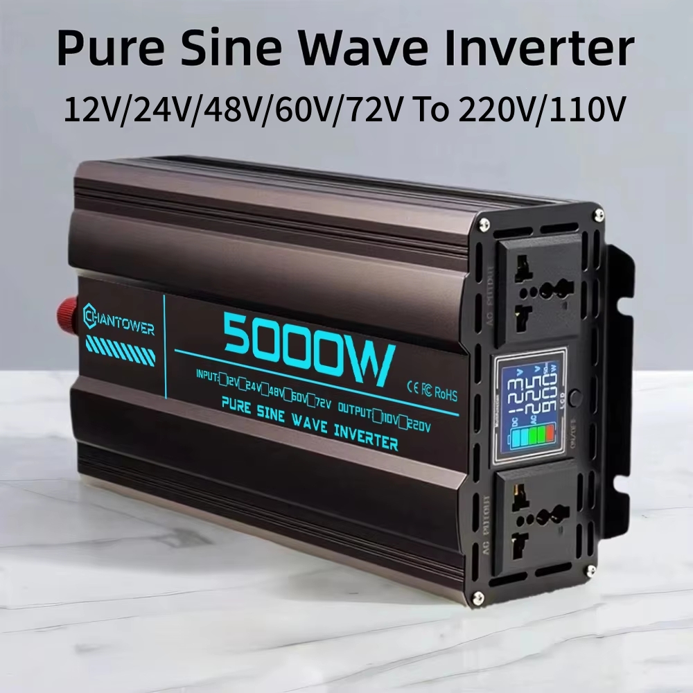 Pure Sine Wave Inverter DC 12V - Pure Sine Wave Inverter 5000W 48V 220V review and price